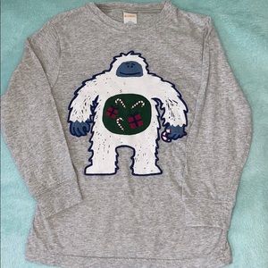 Gymboree boys size 6 abominable snowman/yeti tee